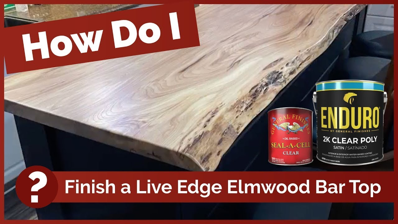 Refinishing an Elmwood Bar Top